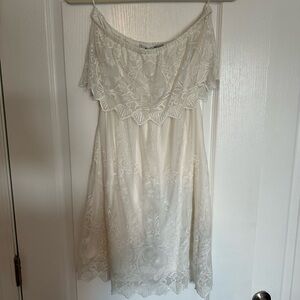Express White Lace Dress